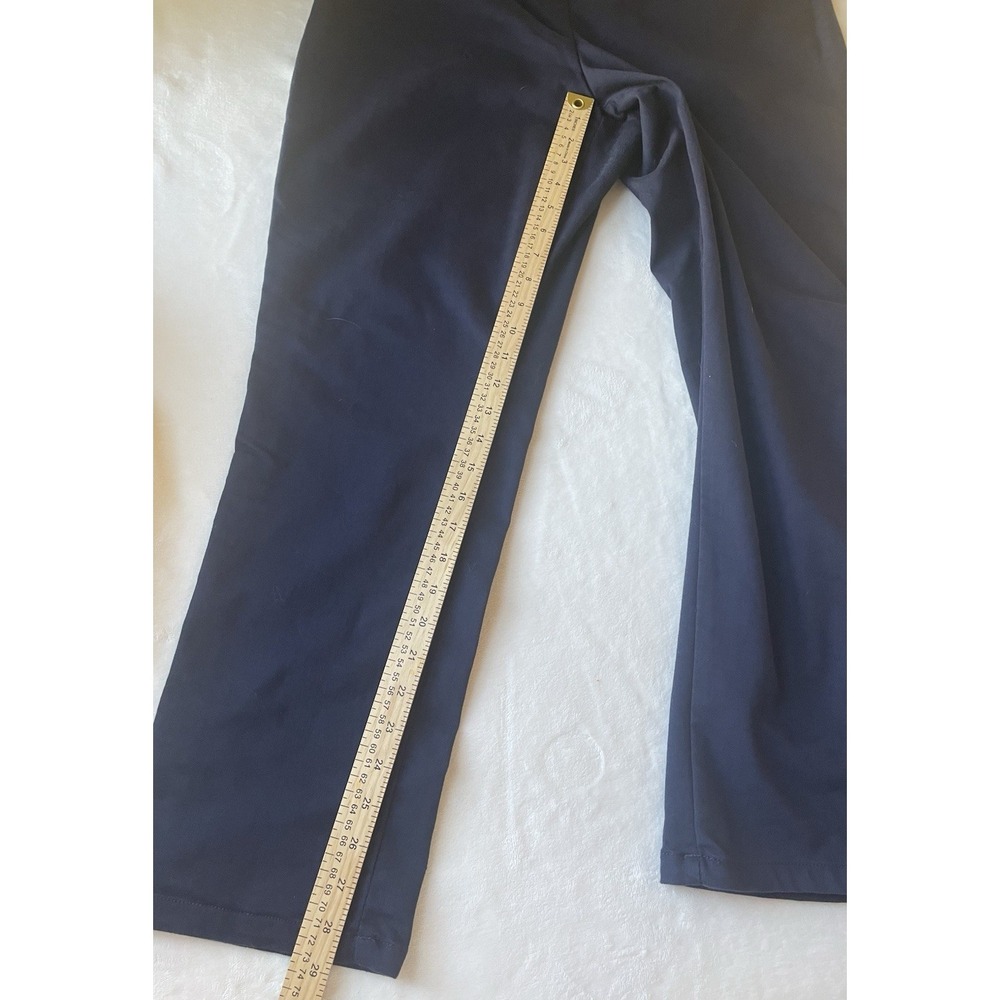 Croft & Barrow The Effortless Look 16 Stretch Navy Blue Women's Pants - Picture 7 of 11